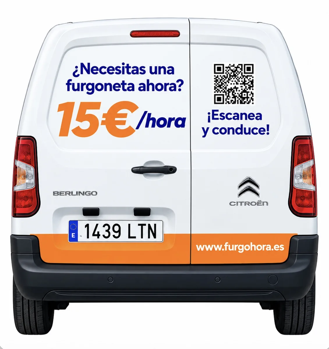 Citroën Berlingo FurgoHora, vista trasera