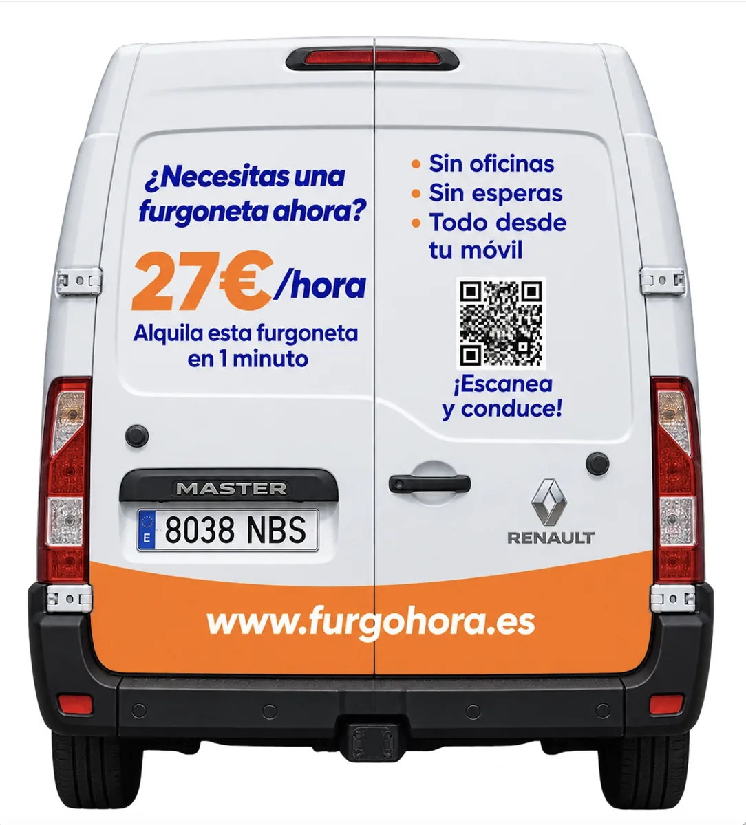 Renault Master L2H3 FurgoHora, vista trasera